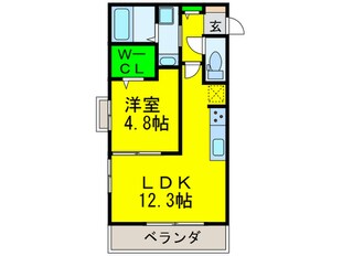 WISTERIA PLACE SOUTHの物件間取画像